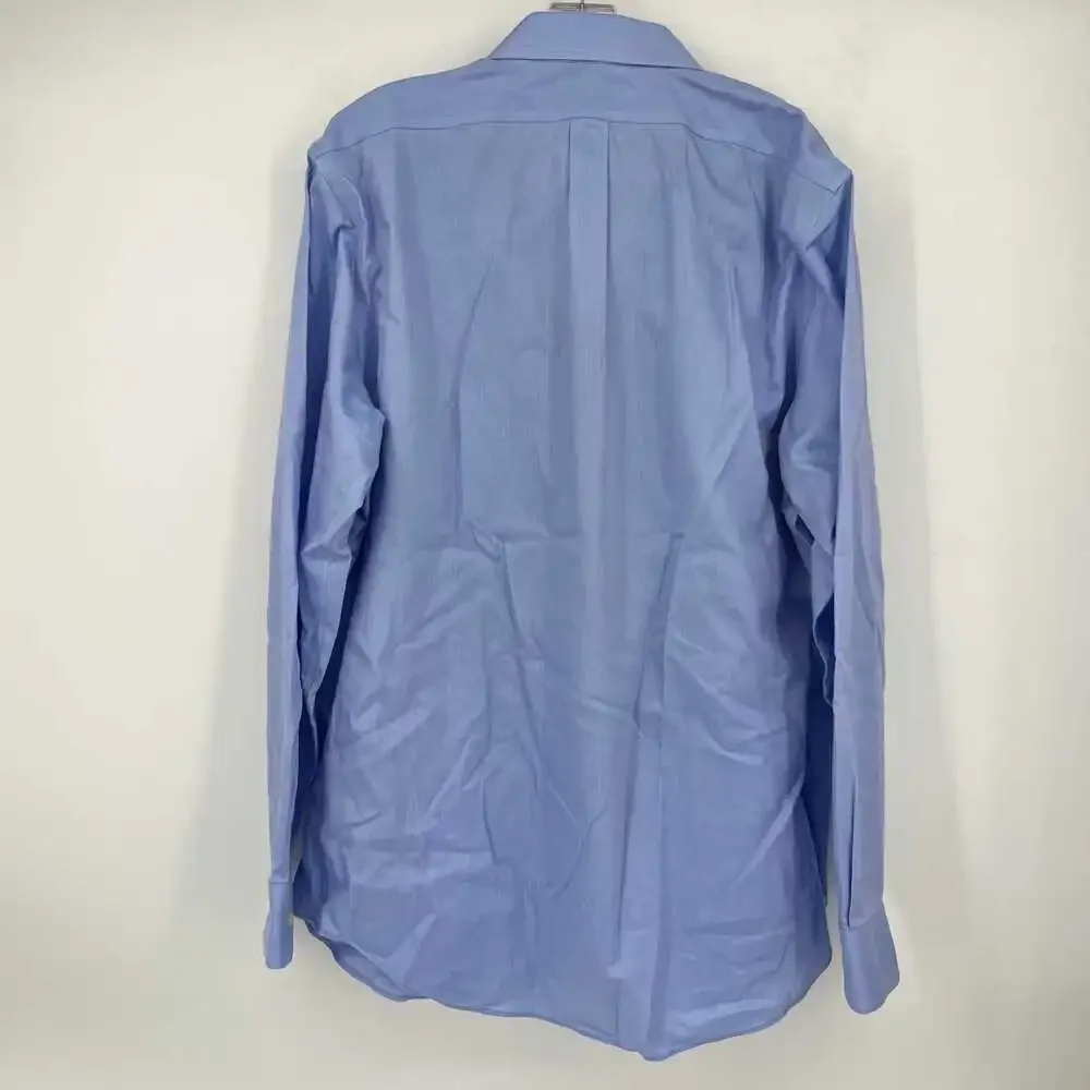 Banana Republic Blue Cotton Long Sleeve Button-Up Shirt | Size L
